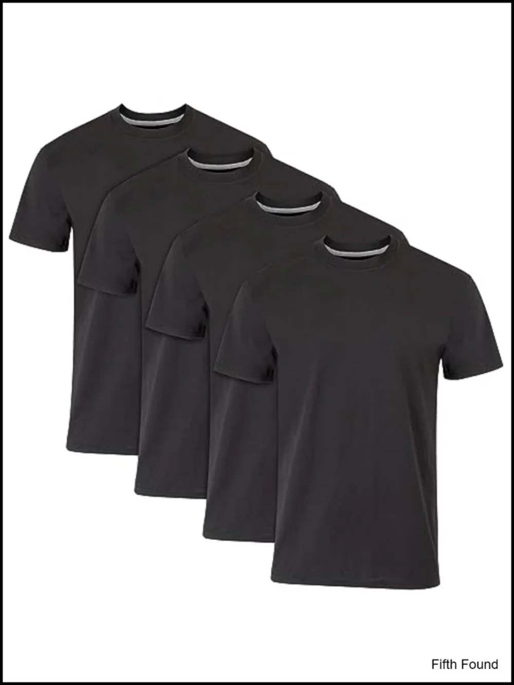 Hanes Men's Ultimate Undershirt ComfortBlend Slim Fit Tees, 4-Pack,
